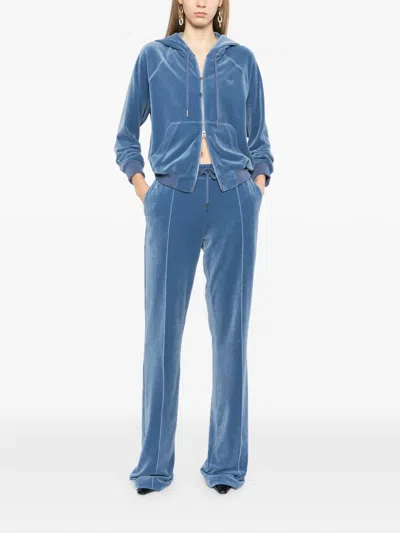 Tom Ford Drawstring Track Pants In Blue
