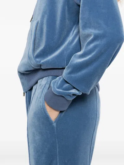 Tom Ford Drawstring Track Pants In Blue