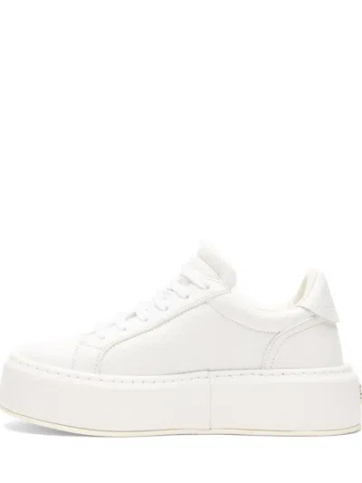 Casadei Platform Sneakers In White