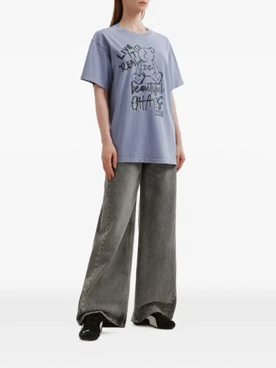 Izzue Graphic T-shirt In Blue