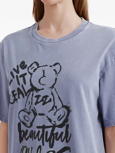 Izzue Graphic T-shirt In Blue