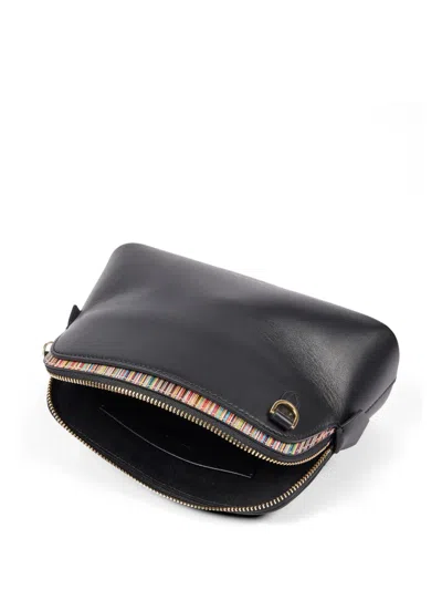 Paul Smith Zip Cross Body Bag In Black
