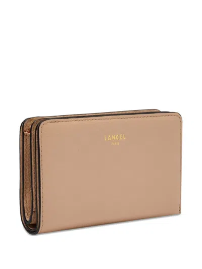 Lancel Rectangular Zip Wallet In Brown