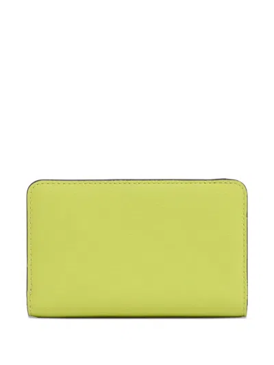 Lancel Bcbg Grained-rectangular Wallet In Green