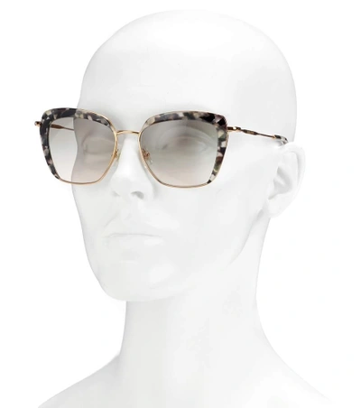 Shop Miu Miu Tortoiseshell Sunglasses