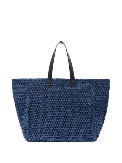 Anine Bing Minimalist Large-capacity Handbag In Blue
