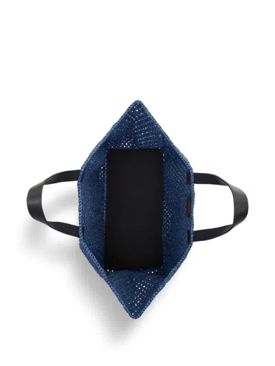 Anine Bing Minimalist Large-capacity Handbag In Blue