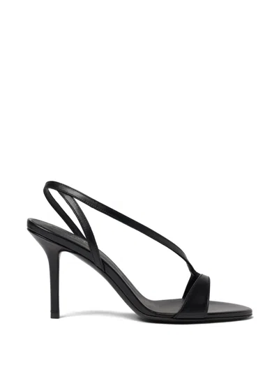 Scarosso Paula Strappy Heeled Sandals In Black