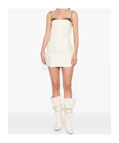 Entire Studios Adjustable-strap Panel Mini Dress In Multi