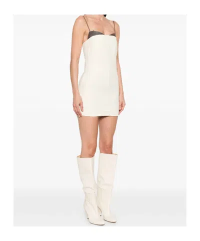 Entire Studios Adjustable-strap Panel Mini Dress In Multi