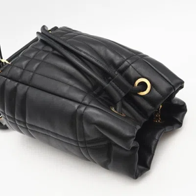 Pre-owned Burberry Black Leather Backpack ()