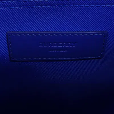 Pre-owned Burberry Blue White Backpack () In Multi