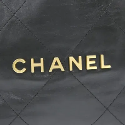 Pre-owned Chanel Black Leather Backpack ()