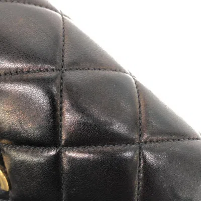 Pre-owned Chanel Black Leather Backpack ()