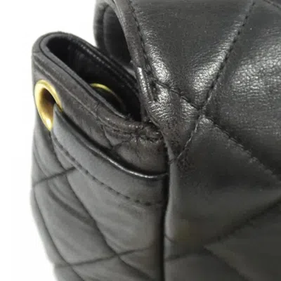 Pre-owned Chanel Black Leather Backpack ()