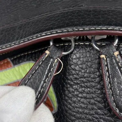 Pre-owned Coach Black Leather Backpack ()