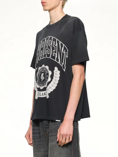 Represent Oversized Printed Cotton T-shirt In Black