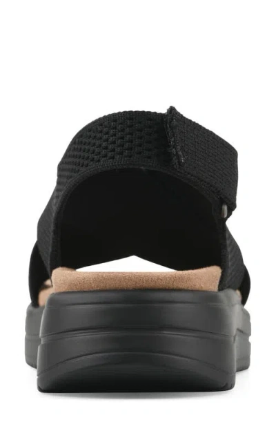 Cliffs By White Mountain Harleen Flatform Slingback Sandal In Black