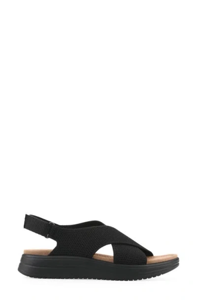 Cliffs By White Mountain Harleen Flatform Slingback Sandal In Black