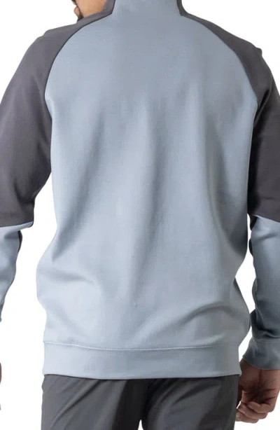 Levelwear Crown Midlayer Quarter Zip Pullover In Gray