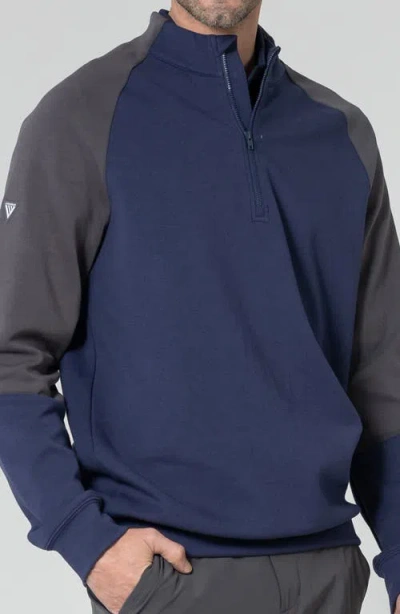 Levelwear Crown Midlayer Quarter Zip Pullover In Multi