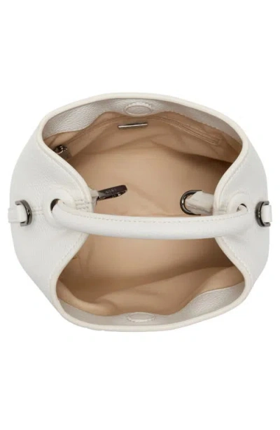 Bcbg Circle Top Handle Clutch In White