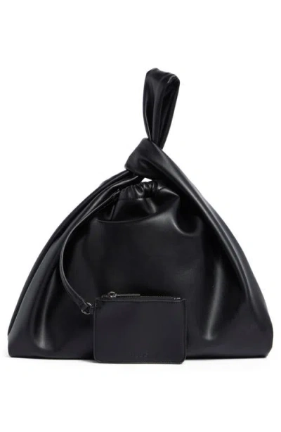 Bcbg Corded Drawstring Bag In Black