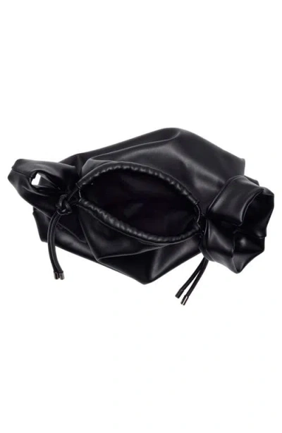 Bcbg Corded Drawstring Bag In Black