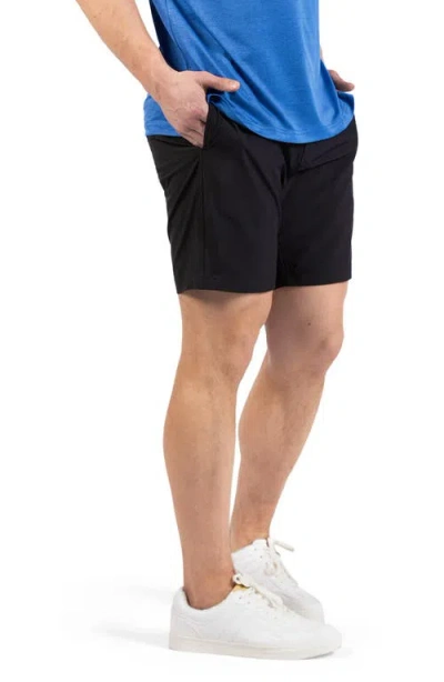 Tailorbyrd Solid Performance Shorts In Black