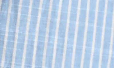 Lush Stripe Wide Leg Pull-on Pants In Blue