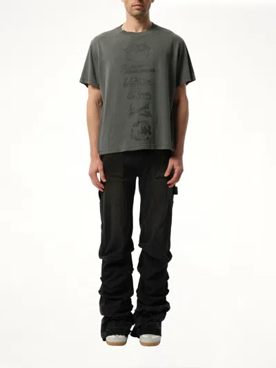 We11 Done Multi-logo T-shirt In Black