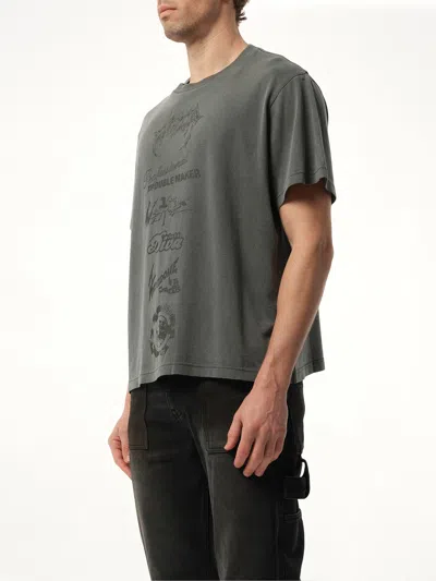 We11 Done Multi-logo T-shirt In Black