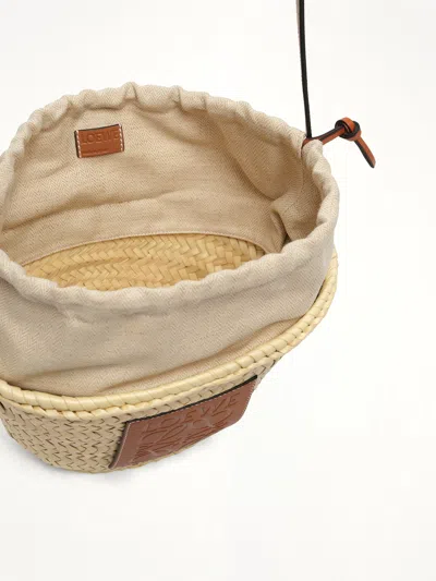 Loewe Classic Drawstring Bucket In Brown