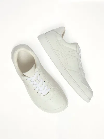 Loewe Jambo Sneaker In Soft Grained Calfskin Sneakers White In White