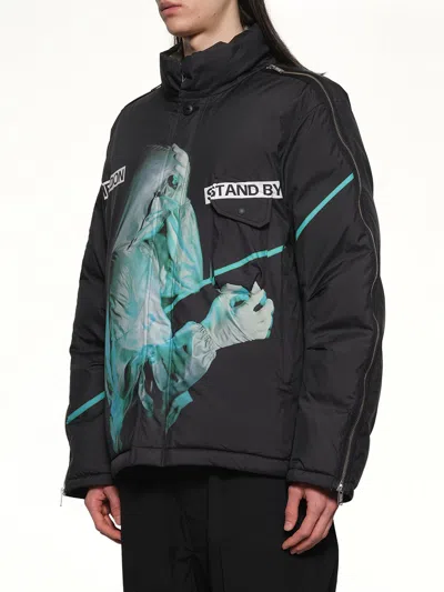 Undercover Uc2e4204 Polyester Down Jacket In Black