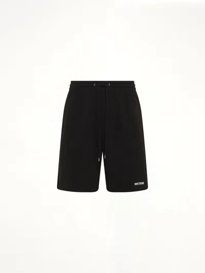 We11 Done Basic Logo Shorts In Black