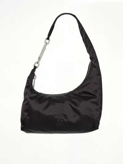 Rick Owens Gemini Shoulder Bag Adjustable Strap Hardware In Black