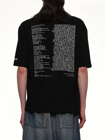 Undercover Oversize Faust Graphic T-shirt In Black