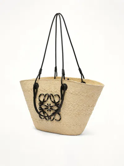 Loewe Anagram Basket Medium In Black