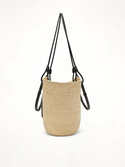 Loewe Anagram Basket Medium In Black