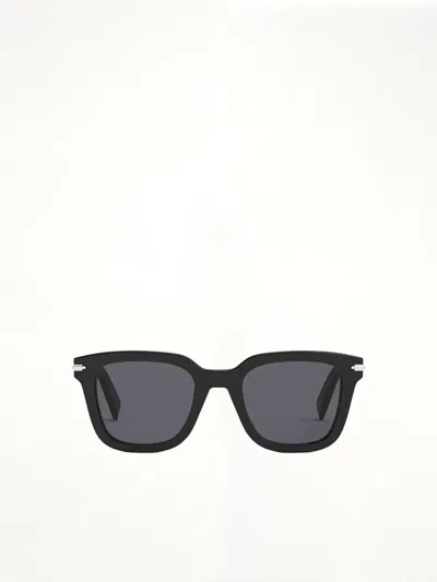 Dior Blacksuit S10i 10p051 Rectangular Sunglasses In Black