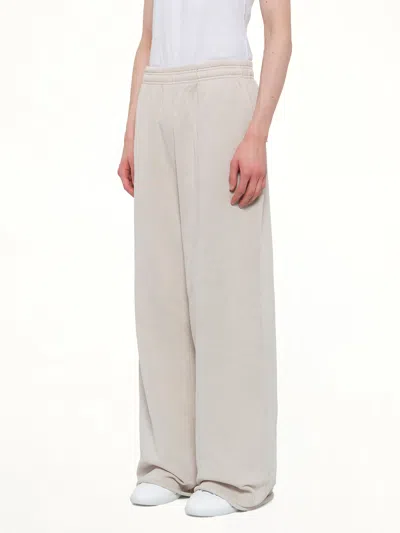 Entire Studios Pants In Beige Cotton In White