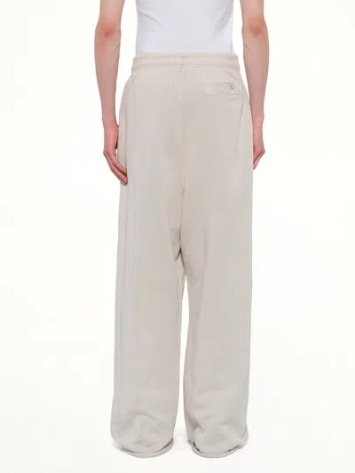 Entire Studios Pants In Beige Cotton In White
