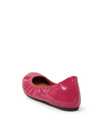 Lanvin Elasticated Round-toe Ballet Flats In Multi
