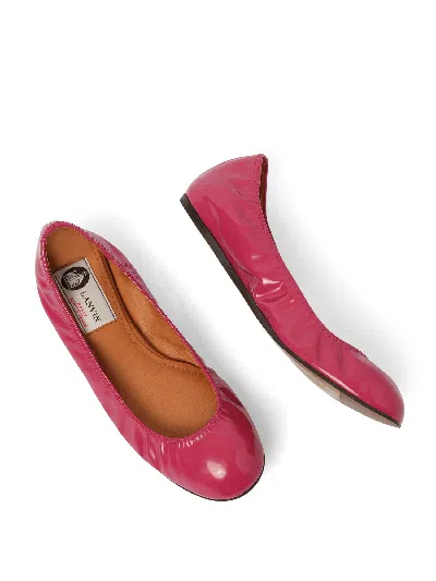 Lanvin Elasticated Round-toe Ballet Flats In Multi