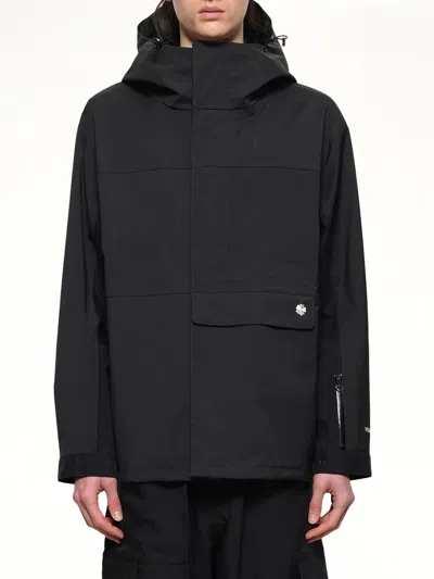 Vowels Shell Jacket In Black