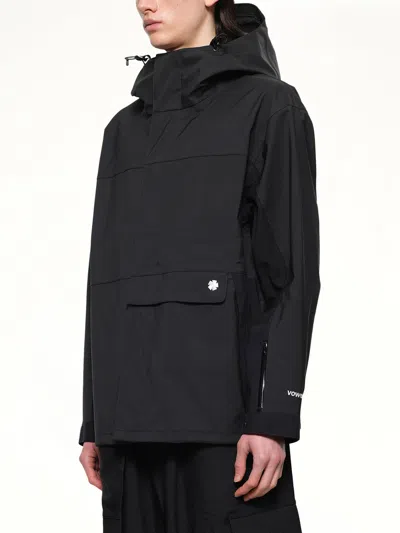 Vowels Shell Jacket In Black