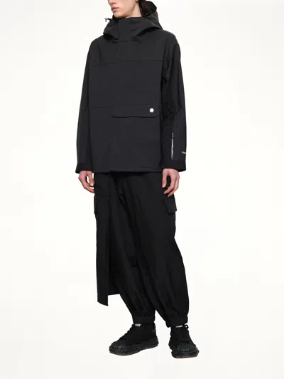 Vowels Shell Jacket In Black