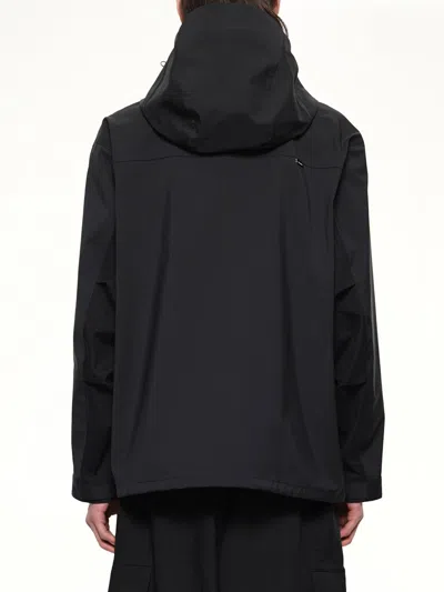 Vowels Shell Jacket In Black