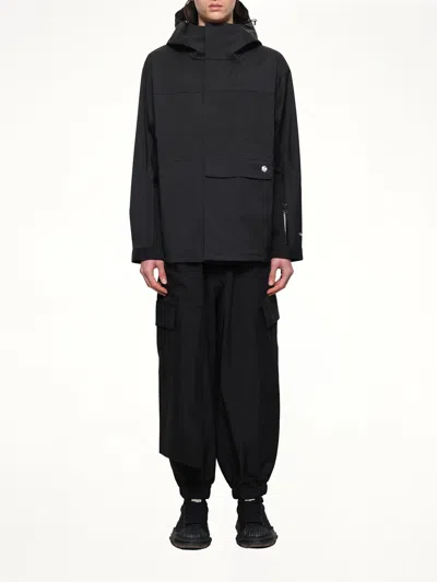 Vowels Shell Jacket In Black